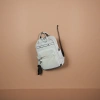 White backpack, nylon waterproof and wear-resistant commuter student travel backpack Specification image